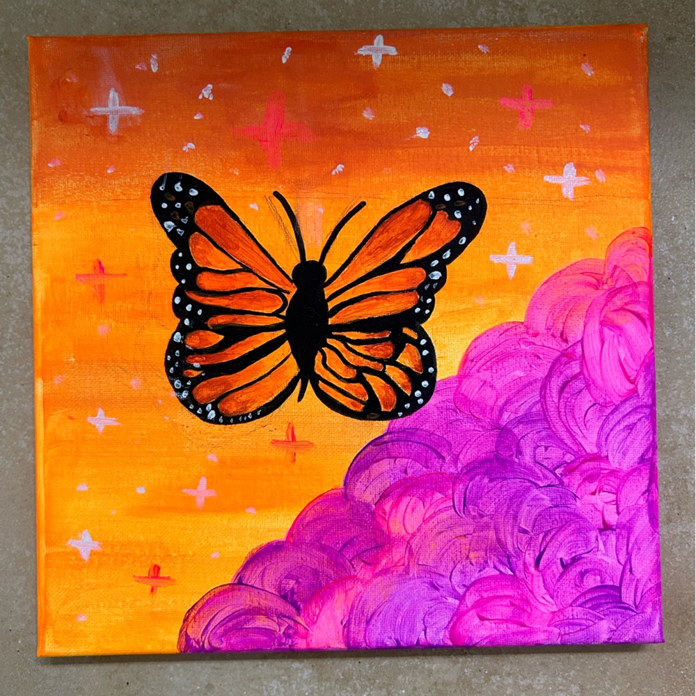 Butterfly painting